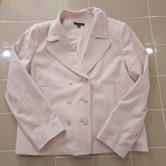 Women’s Blush Double Breasted Tommy Hilfiger Suit Jacket. Size XL. - Picture 3 of 7